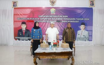 Pj Gubernur Sultra Kunker Ke Kabupaten Muna, Andap Budhi Revianto Sebut Netralitas ASN Harga Mati