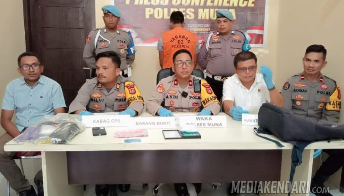 Nekat Bawa Sabu Seberat 104.25 Gram dengan Upah Rp 2 Juta, Pria di Muna Ditangkap Polisi