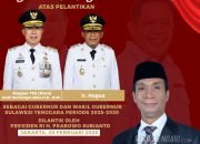 Ucapan Selamat Dikbud Sultra Atas di Lantiknnya Gubernur dan Wagub Sultra Periode 2025-2030