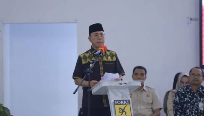 Gema Karate Menggetarkan Sultra: Gubernur Resmi Buka Kejuaraan dan Lantik Pengurus FORKI