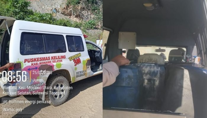 Misi Rahasia: Solar ke Jetty, Ambulans di Konsel Jadi Kendaraan Tempur