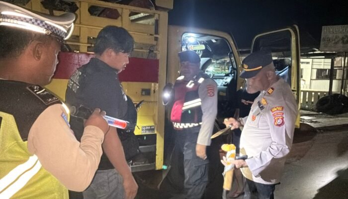 Cegah Gangguan Kamtibmas, Polres Konut Gelar Cipkon dan KYRD Malam Hari