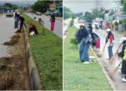 Lurah Lalodati Turun Tangan, Trotoar Jalan Kharil Anwar Kembali Bersih