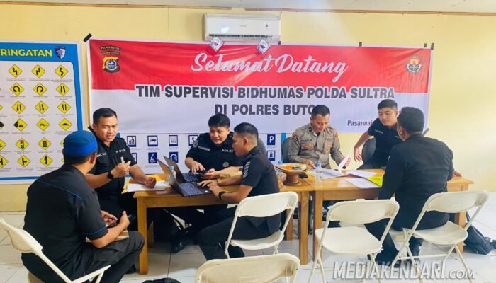Bid Humas Polda Sultra Lakukan Supervisi Ke Polres Buton