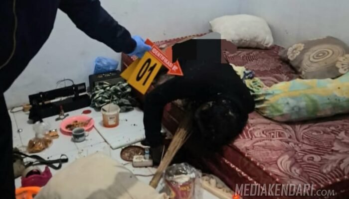 Misteri Pintu Terkunci, Pria 55 Tahun Ditemukan Membusuk di Kost Kendari