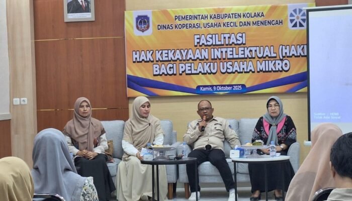 Lindungi Produk Lokal, Kemenkumham Sultra Edukasi Pelaku UMKM Daftarkan Merek Usaha
