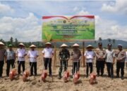 Dukung Swasembada Pangan 2025, Polres dan Pemkab Konawe Selatan Tanam Jagung Serentak di Lalembuu