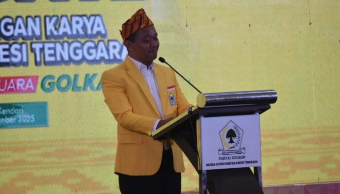Wali Kota Kendari Dapat Apresiasi Langsung dari Ketua Umum Golkar di Musda XI Sultra