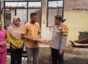 Wujud Kepedulian, Polresta Kendari dan Bhayangkari Ringankan Beban Personel yang Terkena Musibah Kebakaran