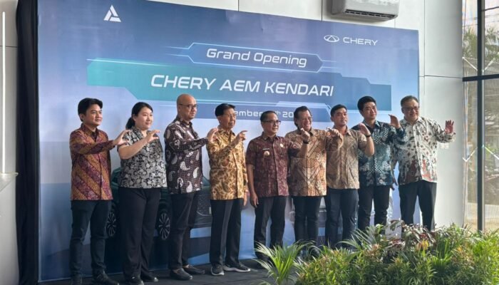 CHERY AEM Kendari Resmi Dibuka, Perluas Layanan Otomotif di Sulawesi Tenggara