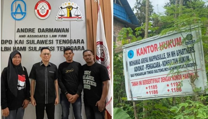 Diduga Ada Mafia Tanah, LBH HAMI Sultra Bela Warga Tunggala yang Lahannya Diserobot