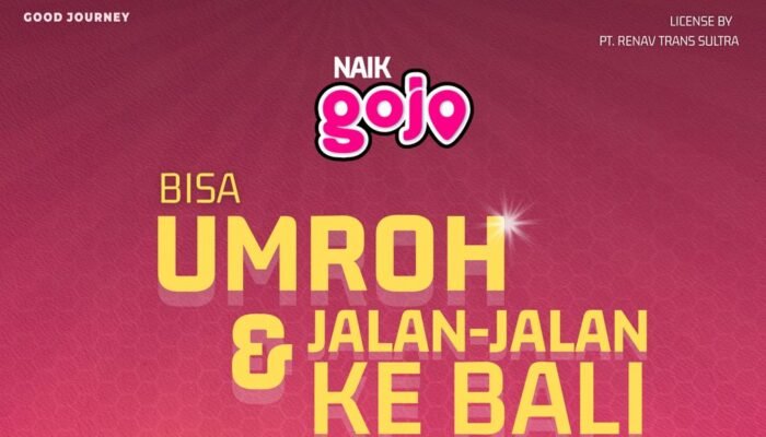 Pesan 50 Kali, Pelanggan Gojo di Kendari Berpeluang Raih Umroh dan Liburan ke Bali