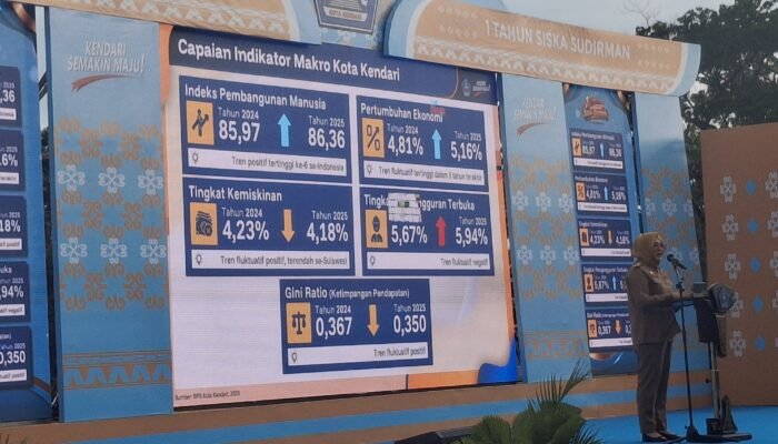 Satu Tahun Pimpin Kendari, Siska–Sudirman Paparkan Capaian Pembangunan