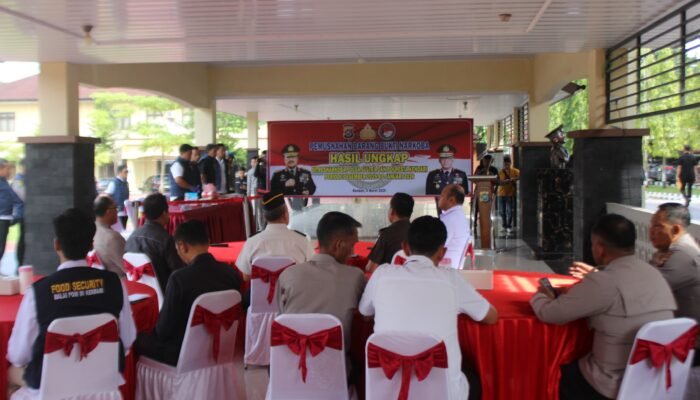 Polda Sultra Musnahkan 6,2 Kg Sabu dan 958 Gram Ganja