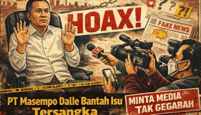 Bantah Isu Ketua Kadin Sultra Tersangka, PT Masempo Dalle Minta Media Mengedepankan Keberimbangan Berita