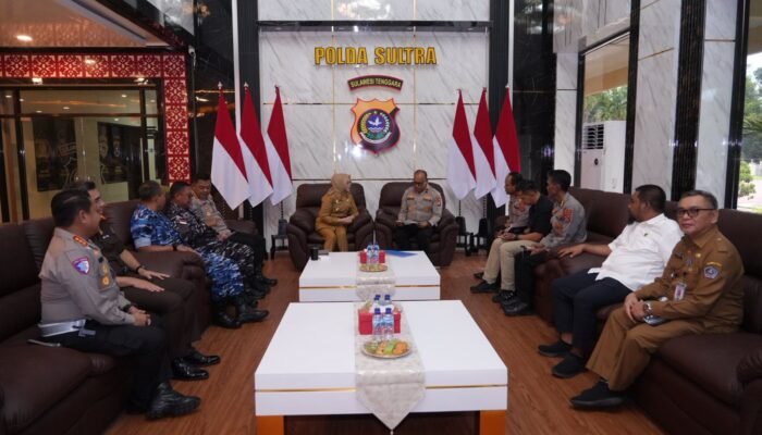 Dirlantas Polda Sultra Bahas Pengamanan UCLG ASPAC 2026 Bersama Wali Kota Kendari