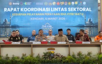 Polda Sultra Gelar Rakor Lintas Sektoral Kesiapan Pengamanan Idul Fitri 1447 H