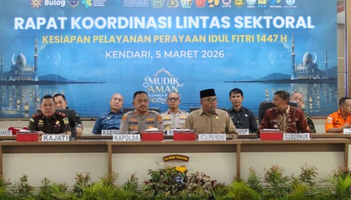Polda Sultra Gelar Rakor Lintas Sektoral Kesiapan Pengamanan Idul Fitri 1447 H