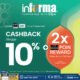 Belanja Furnitur di INFORMA Kendari, Dapat 2X Poin Rewards dan Cashback hingga 10%