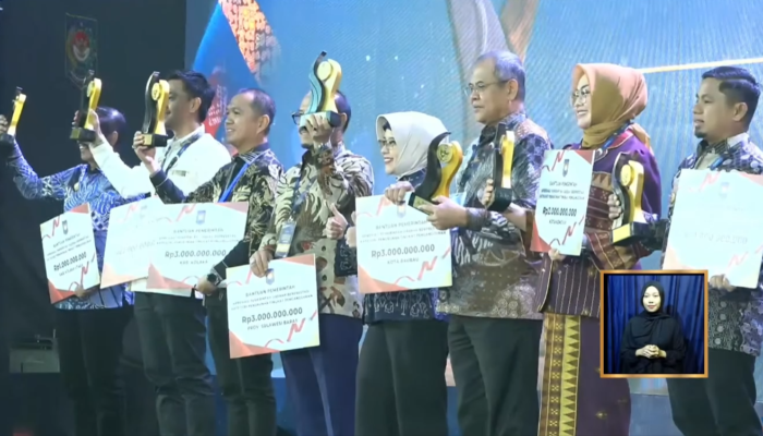Berhasil Kurangi Pengangguran, Lima Daerah di Sultra Raih Penghargaan dari Kemendagri