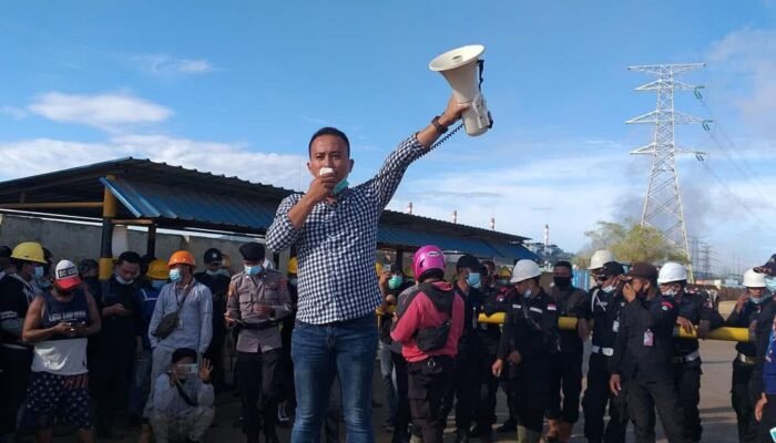 KSPN Sultra Soroti Keberadaan Ratusan Tenaga Kerja Asing di PT IPIP Kolaka
