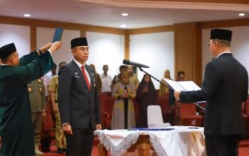 Lantik Pj Sekda Baru, Gubernur Sultra Tegaskan Penguatan Pelayanan Publik