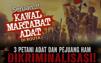 WALHI Kecam Penahanan Tiga Petani Asal Routa oleh Polda Sultra