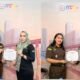 Jaksa Kejari Kendari, Olyvia Rara Sampebulu dan Talenta Sitorus dapat Penghargaan dari MEK TV 