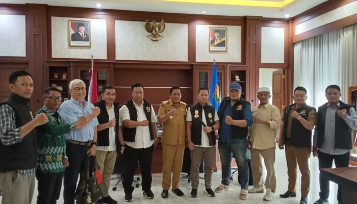 Satgas Kedaulatan Sumber Daya DPP LAT Silaturahmi ke Wagub Sultra, Bahas Keberadaan PT SCM di Routa