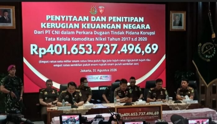 Negara Dirugikan Rp 401 M, GERAK SULTRA Apresiasi Kejagung Tetapkan 4 Tersangka Kasus Korupsi Tambang Nikel PT CNI Kolaka