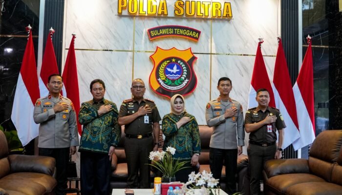 Polda Sultra, Kejati dan Pengadilan Tinggi Perkuat Sinergi Penegakan Hukum Berkeadilan