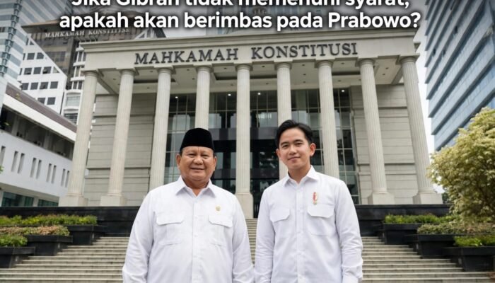 JIKA GIBRAN TIDAK MEMENUHI SYARAT, APAKAH AKAN BERIMBAS KEPADA PRABOWO?