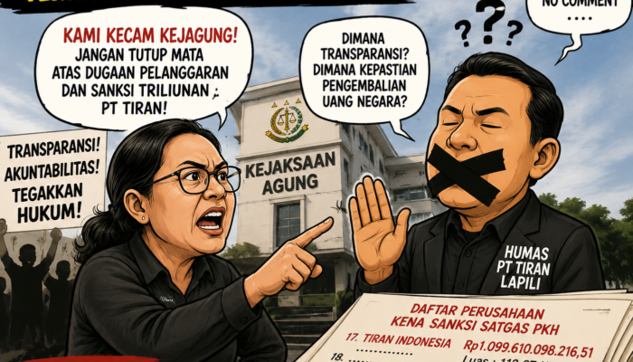 Humas PT Tiran Bungkam soal Denda Satgas PKH, Publik Menanti Kejelasan Sanksi dari Kejagung dan Kejati Sultra
