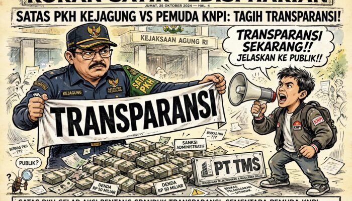 KNPI Sultra Desak Kejagung dan Satgas PKH Transparan Soal Denda Administratif Perusahaan Nikel PT TMS di Kabaena Bombana
