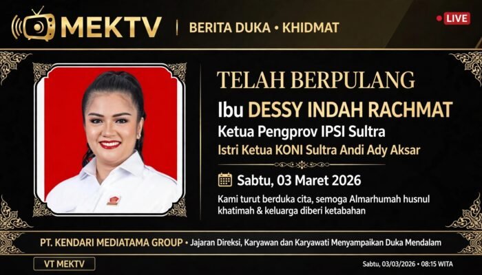 INNALILLAHI WAINNAILAIHI RAJIUN, Ketua Pengprov IPSI Sultra, Ibu Dessy Indah Rachmat Berpulang