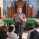Polres Konsel Humanis! Minggu Kasih di Gereja Siloam Punggaluku, Kasat Samapta Wakili Kapolres sampaikan Pesan Damai: Jaga Toleransi, Kuatkan Kerukunan