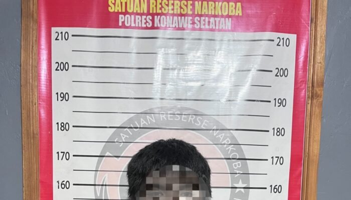 Lagi! Polres Konsel Gagalkan Peredaran 50 Sachet Sabu 11,62 Gram di Lamboo Moramo, Pemuda 20 Tahun Diciduk