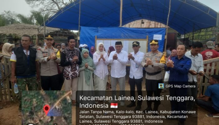 Turun Langsung, Wakapolres Konsel Kompol Hartono Pantau Pilkades di Desa Kalo-Kalo Lainea, Pastikan 278 Pemilih Nyoblos Aman