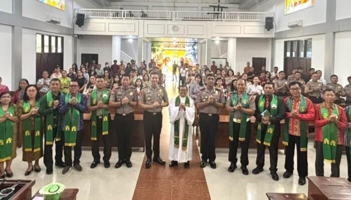 Polda Sultra Gelar Minggu Kasih di GEPSULTRA Galilea Baruga, Perkuat Sinergi Kamtibmas dan Kepedulian Sosial