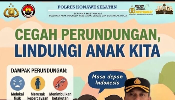 AKBP Daeng Riandika : Jangan Diam! Polres Konsel Ajak Warga Lawan Perundungan Anak